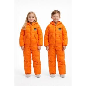 Zara Kids Lilmckimm MMXXI Neon Orange Unisex Snowsuit Set 5-6 years 2021